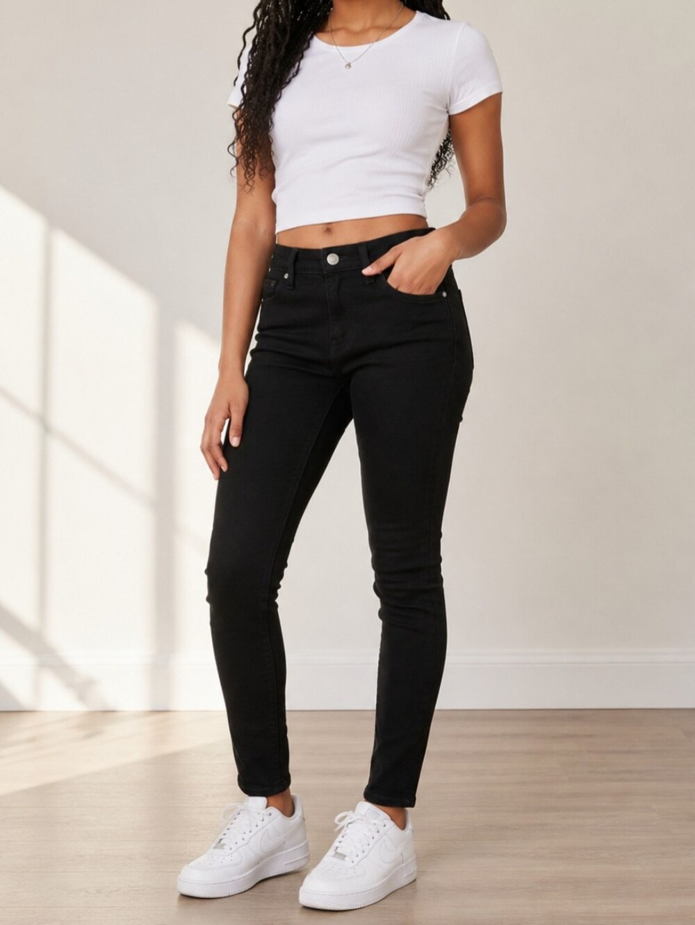 *Old Navy Girls Rockstar Extra High Waist 360 Stretch Jeggings Jeans Black Sz 18